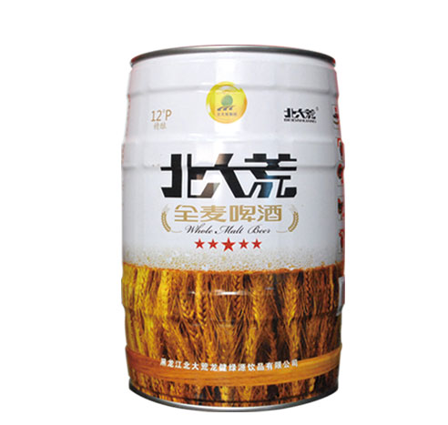 北大荒桶装全麦芽啤酒