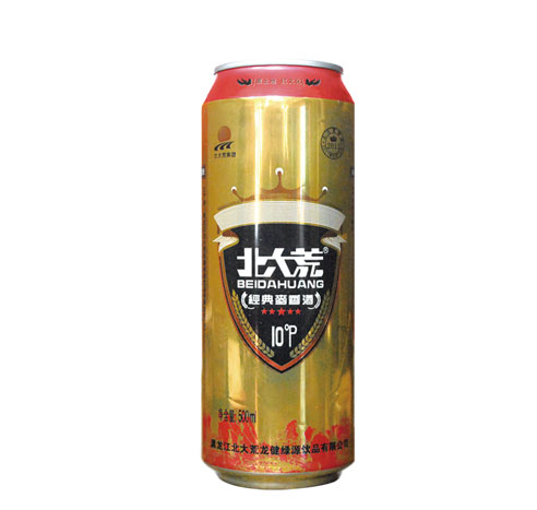 北大荒经典麦香10度500ml