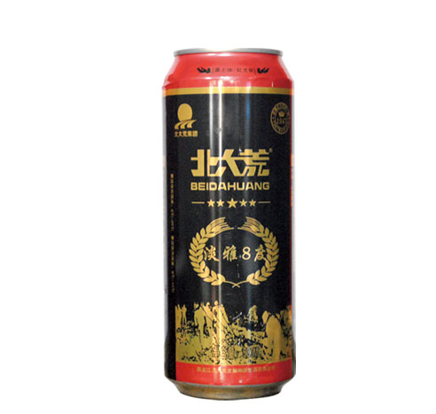 北大荒淡雅8度啤酒500ml