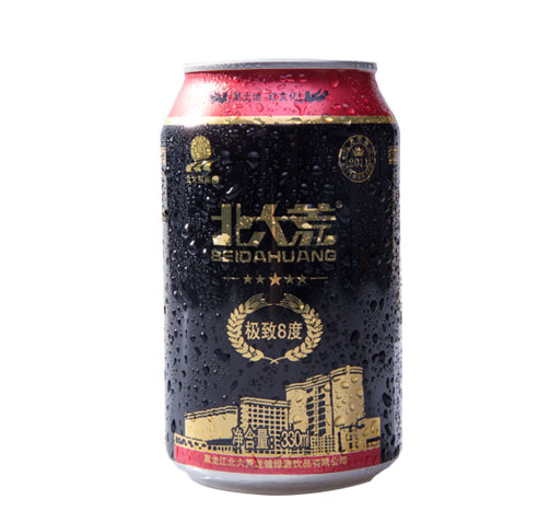 北大荒极致8度啤酒330ml