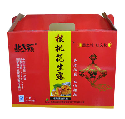 北大荒臻品核桃花生露240ml箱装