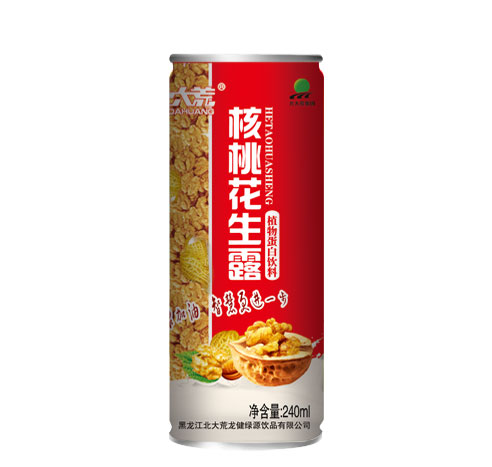北大荒精品核桃花生露240ml